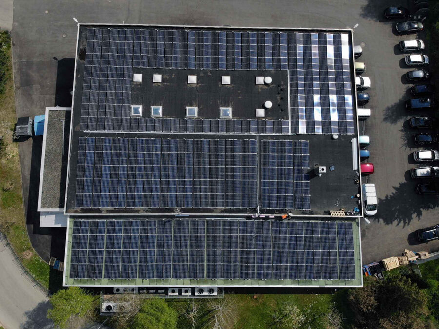 Photovoltaikanlage auf Einfamilienhaus in Horb